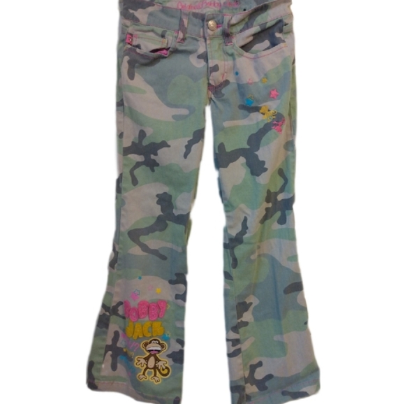 Original bobby Jack camo flared kids size 7 - Picture 2 of 5